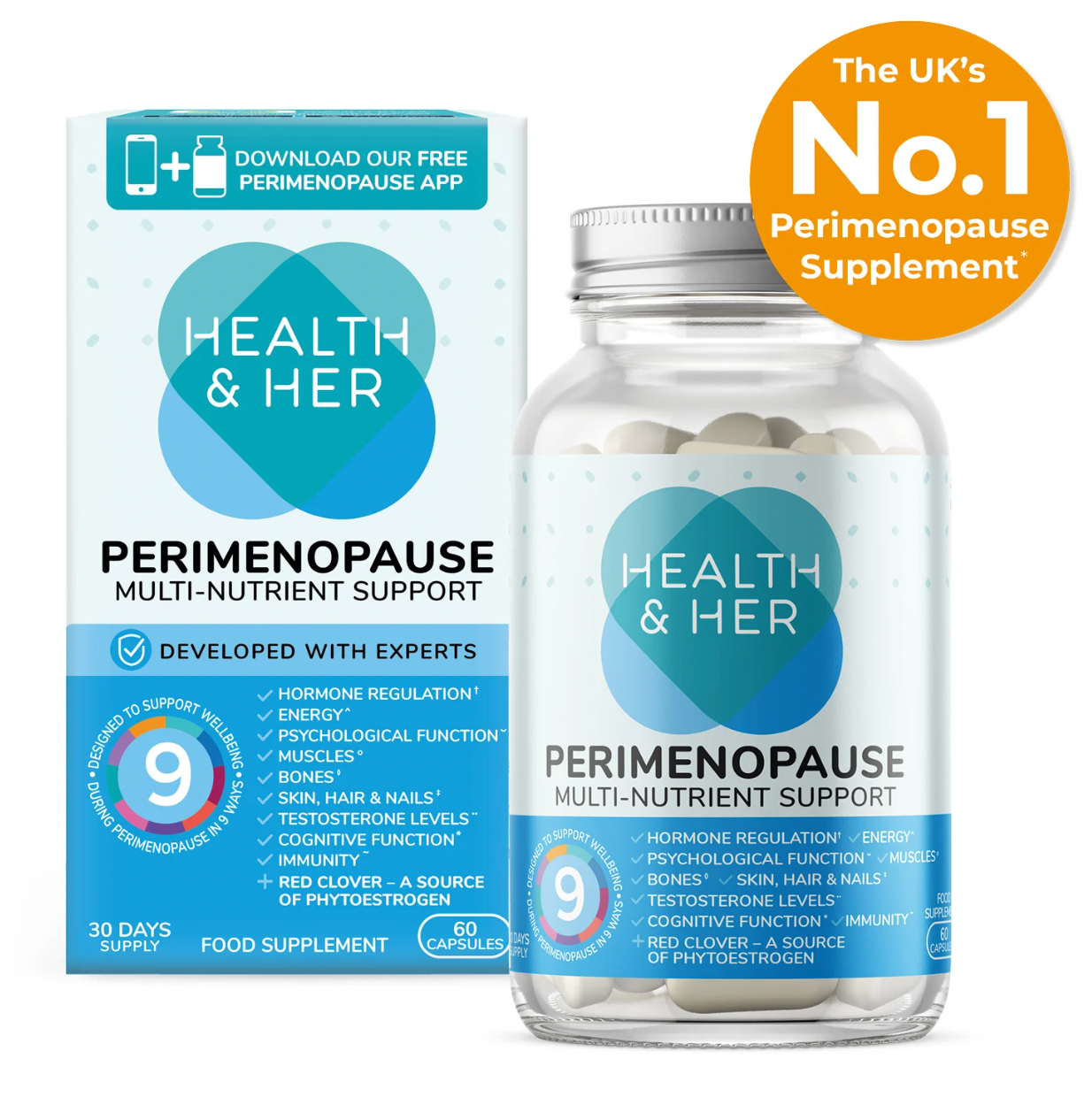Health &amp; Her Perimenopause Multi-Nutrient Support Supplement